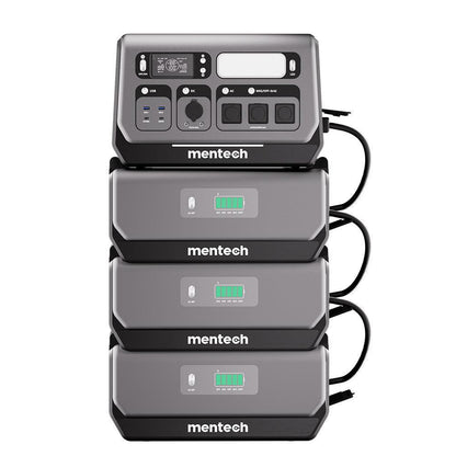 Mentech BP2400 All-in-one Balcony Power Station with Battery Packs