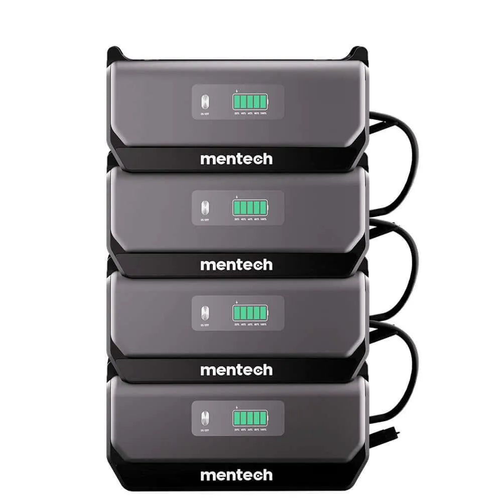 Mentech BP2400 All-on-one Balkonkraftwerk mit Speicher+Erweiterungsakku