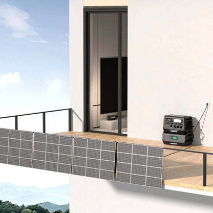 Mentech BP2400 All-in-one Balcony Power Station with Battery Packs