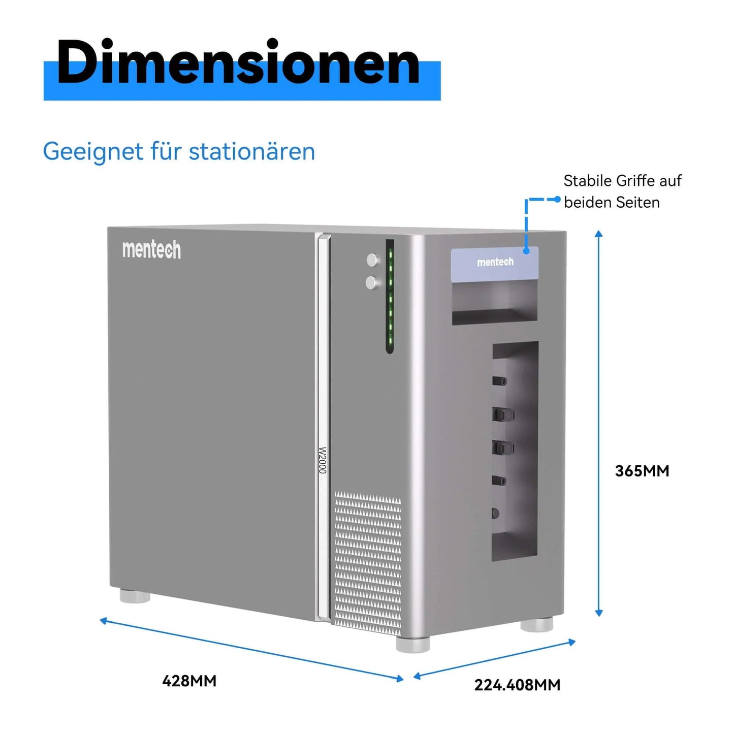 Mentech W2000 balcony Power Station